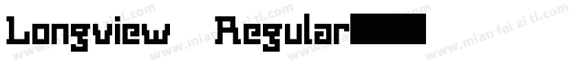 Longview Regular字体转换
